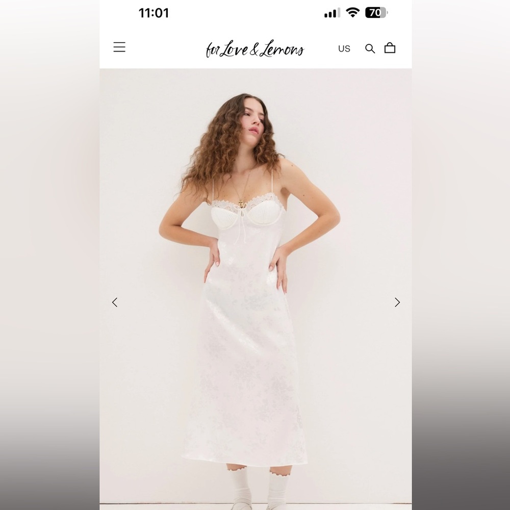 For Love and Lemons Lola Midi Dress